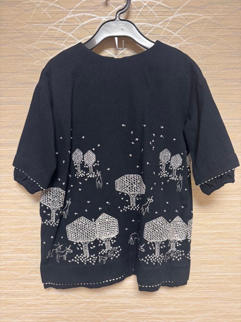 【 美品 】ミナペルホネン mori no hoshi ワンピース 90