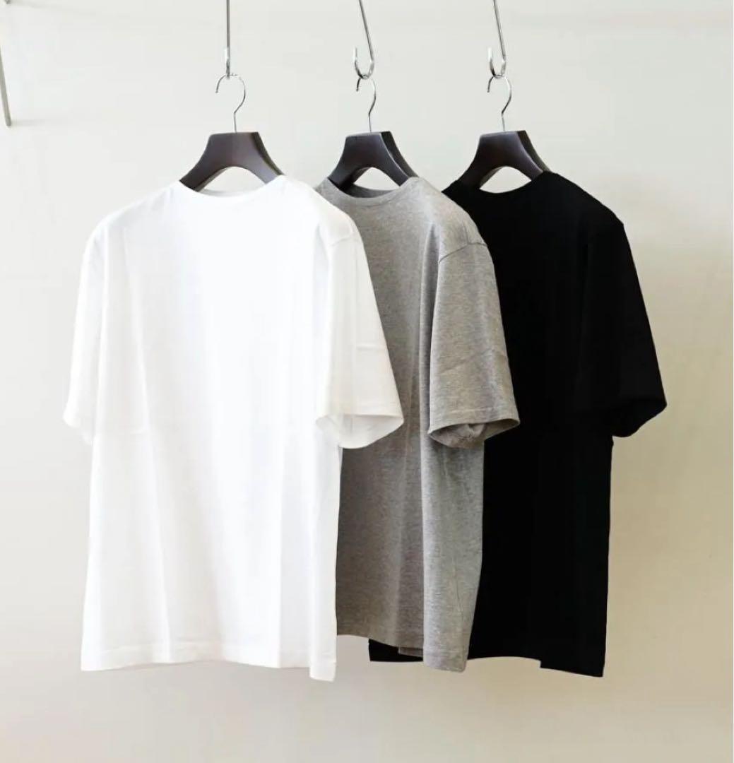 ち*太様 AURALEE 未使用 プレーティングTシャツ　ホワイト