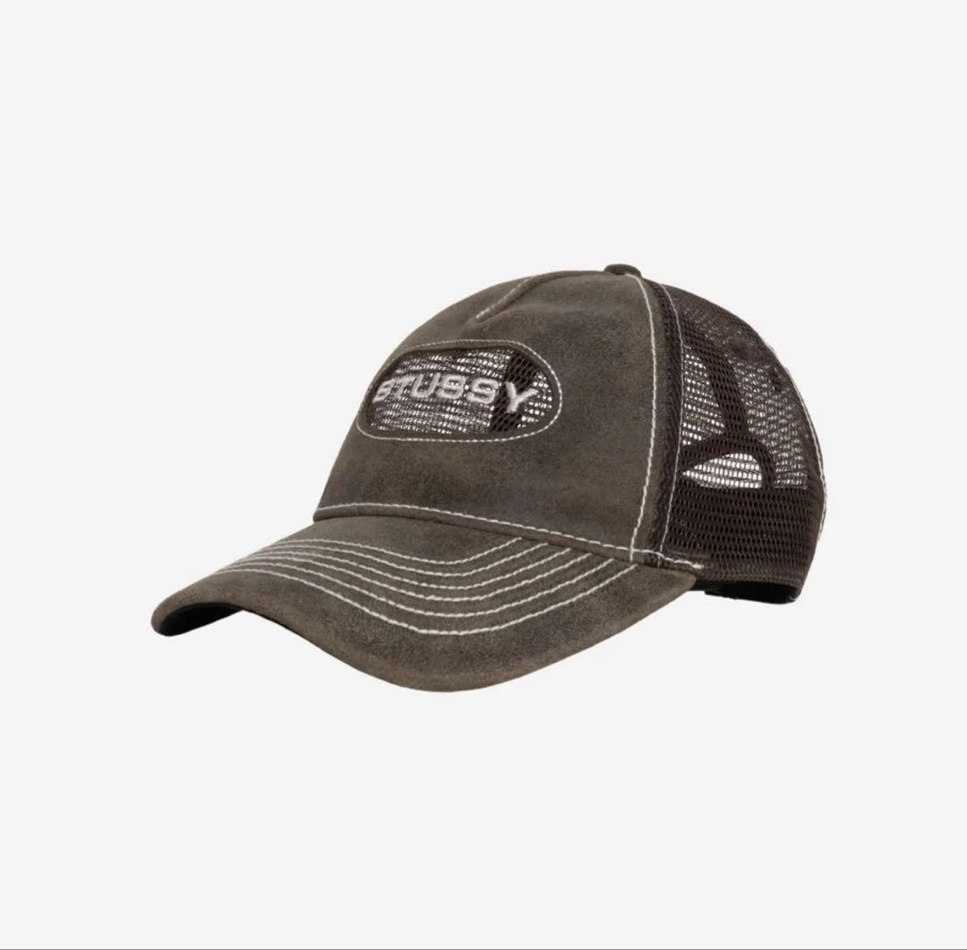 STUSSY メッシュバックキャップ ダークグレー