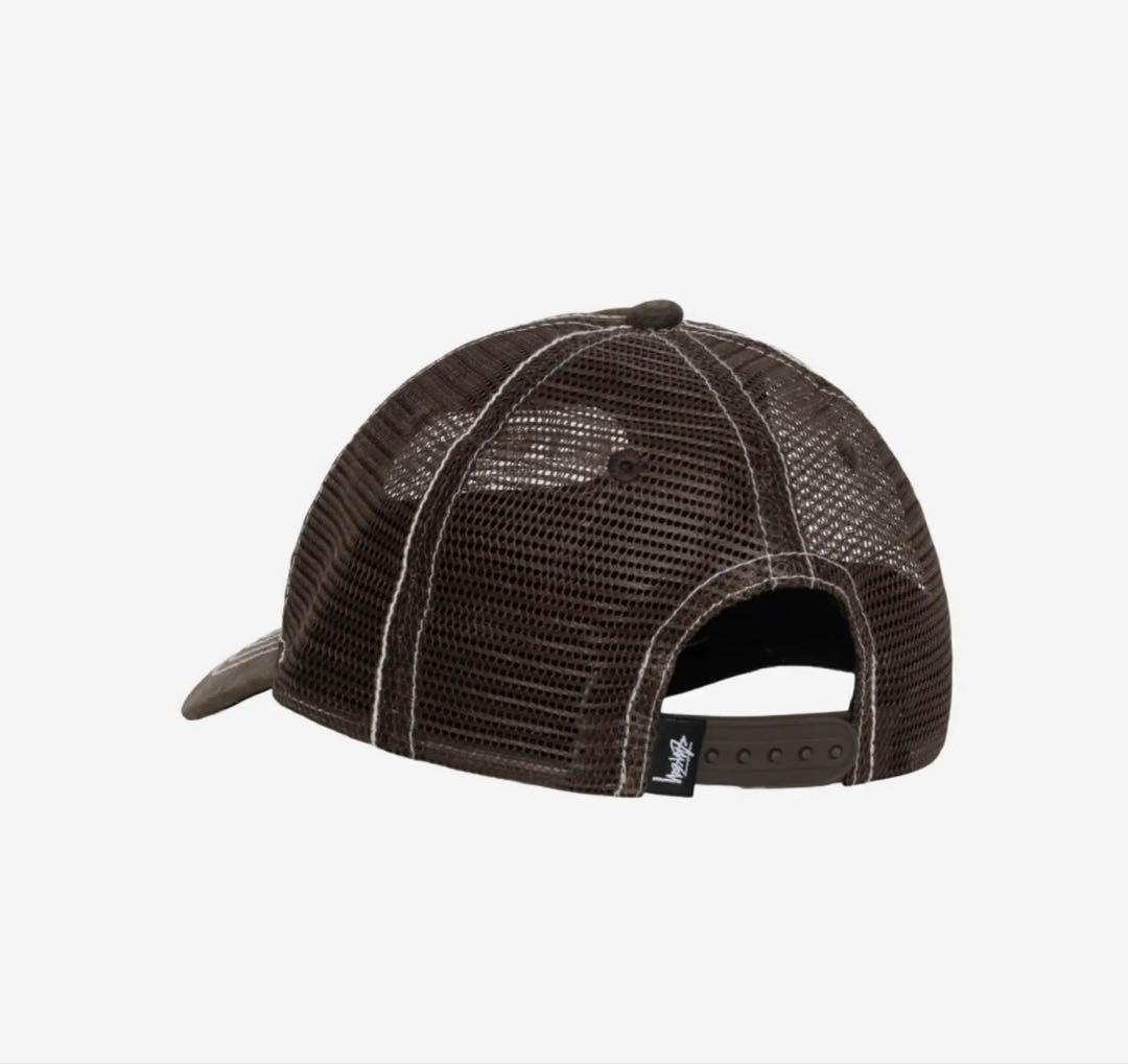 STUSSY メッシュバックキャップ ダークグレー