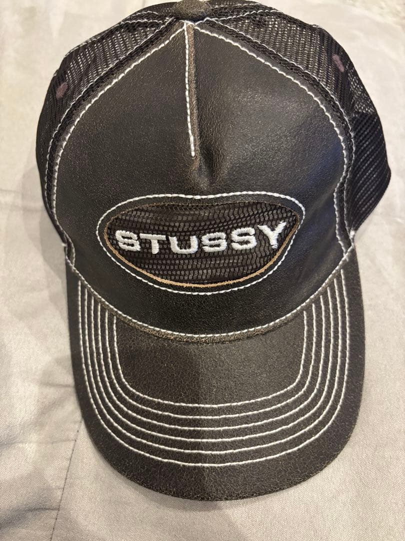 STUSSY メッシュバックキャップ ダークグレー
