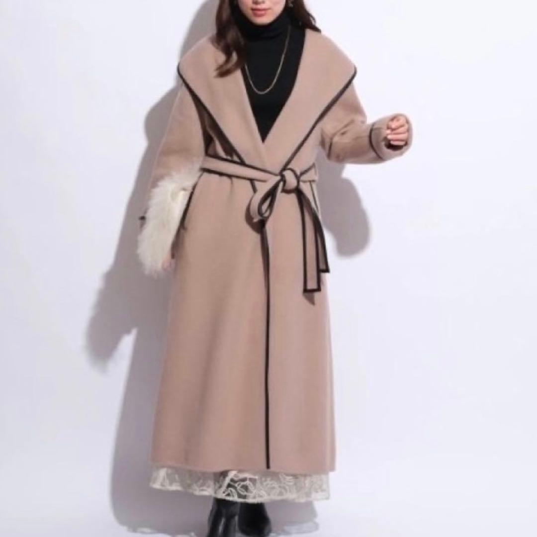 【美品】Mystrada パイピングリバーコート