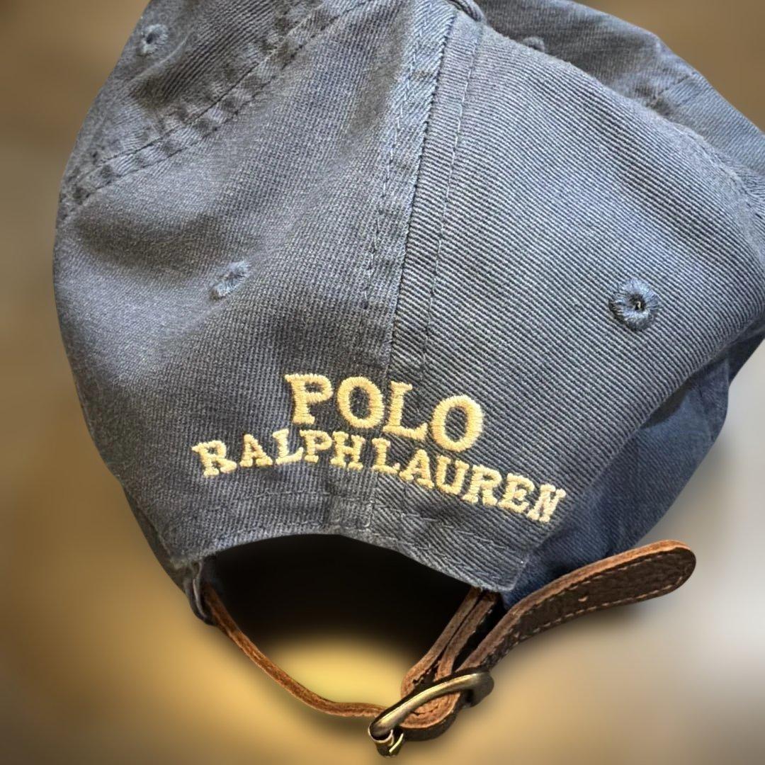 RalphLauren ラルフローレン　ポロベア　ブルー　キャップ