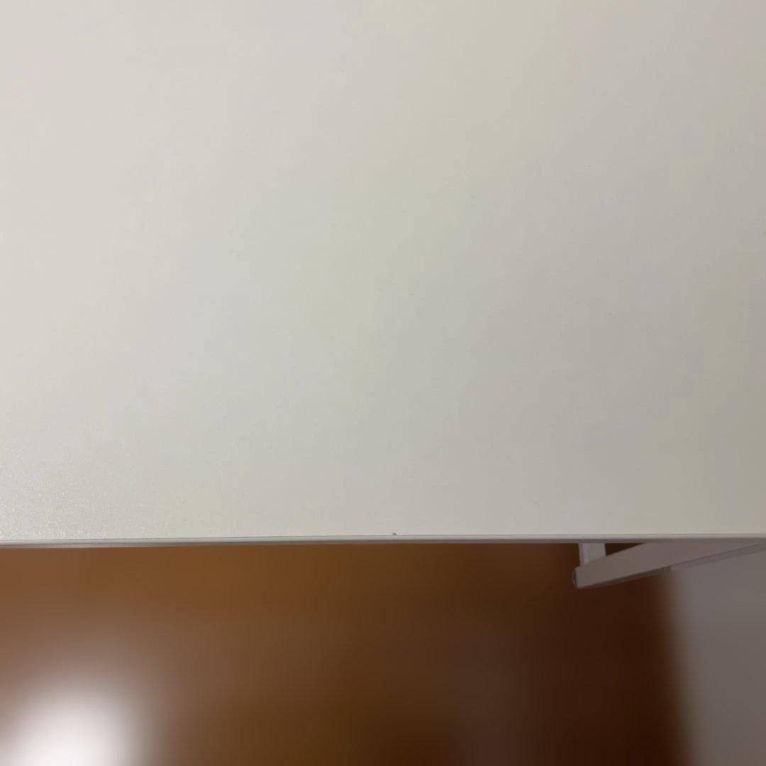 【美品】デスク 幅90cm 奥行60cm ホワイト 100-DESKF012