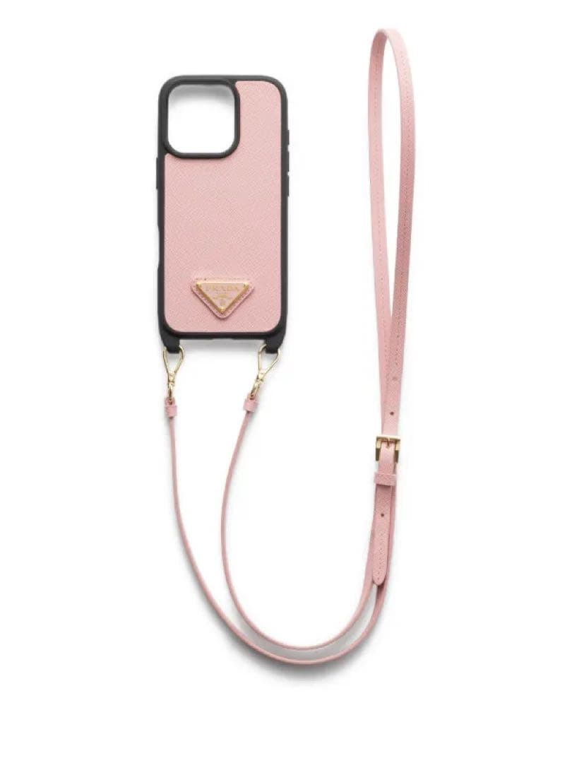 PRADA 桜 ピンク レザー ショルダー ストラップ 118cm