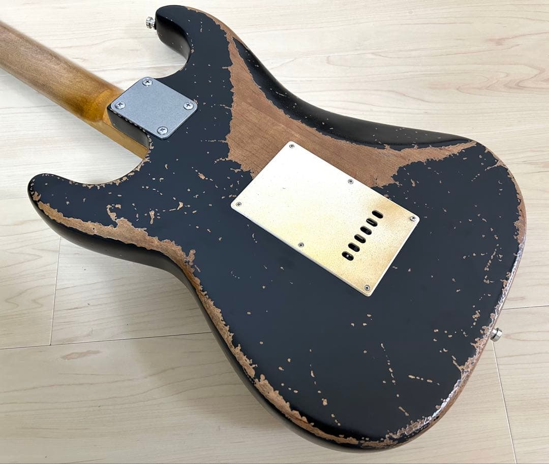 ノーブランド Stratocaster カスタムレリックBlack