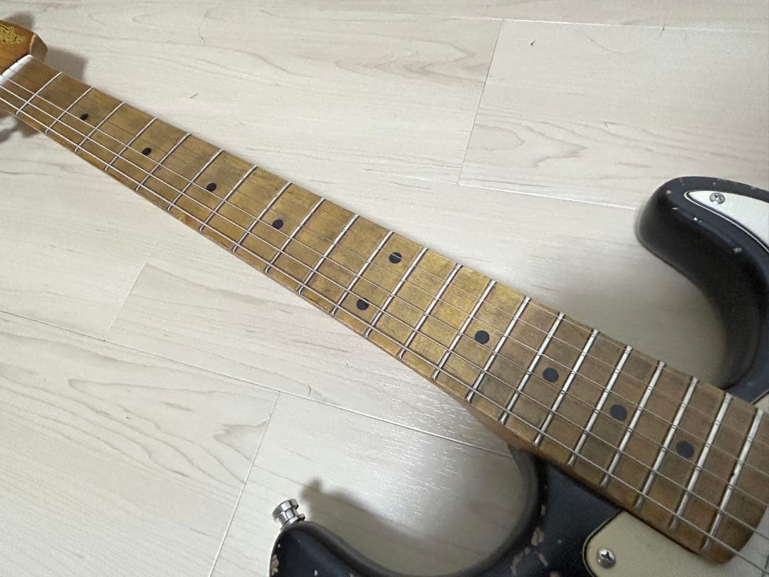 ノーブランド Stratocaster カスタムレリックBlack