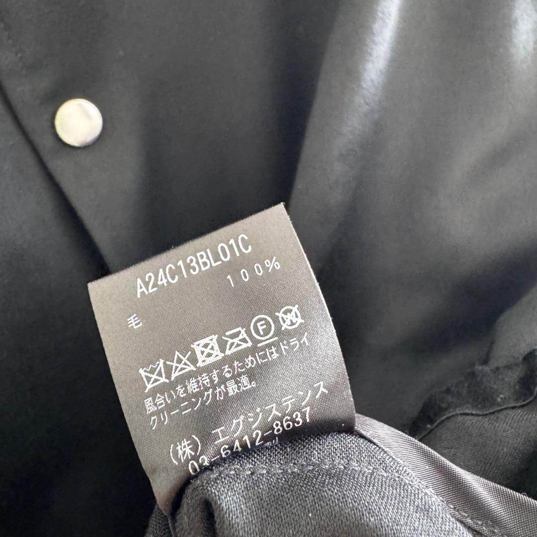 希少 MARKAWARE CASHMERE SATIN COACH JACKET