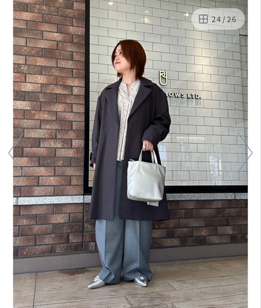 GREEN LABEL RELAXING フォルムスリーブ スプリングコート