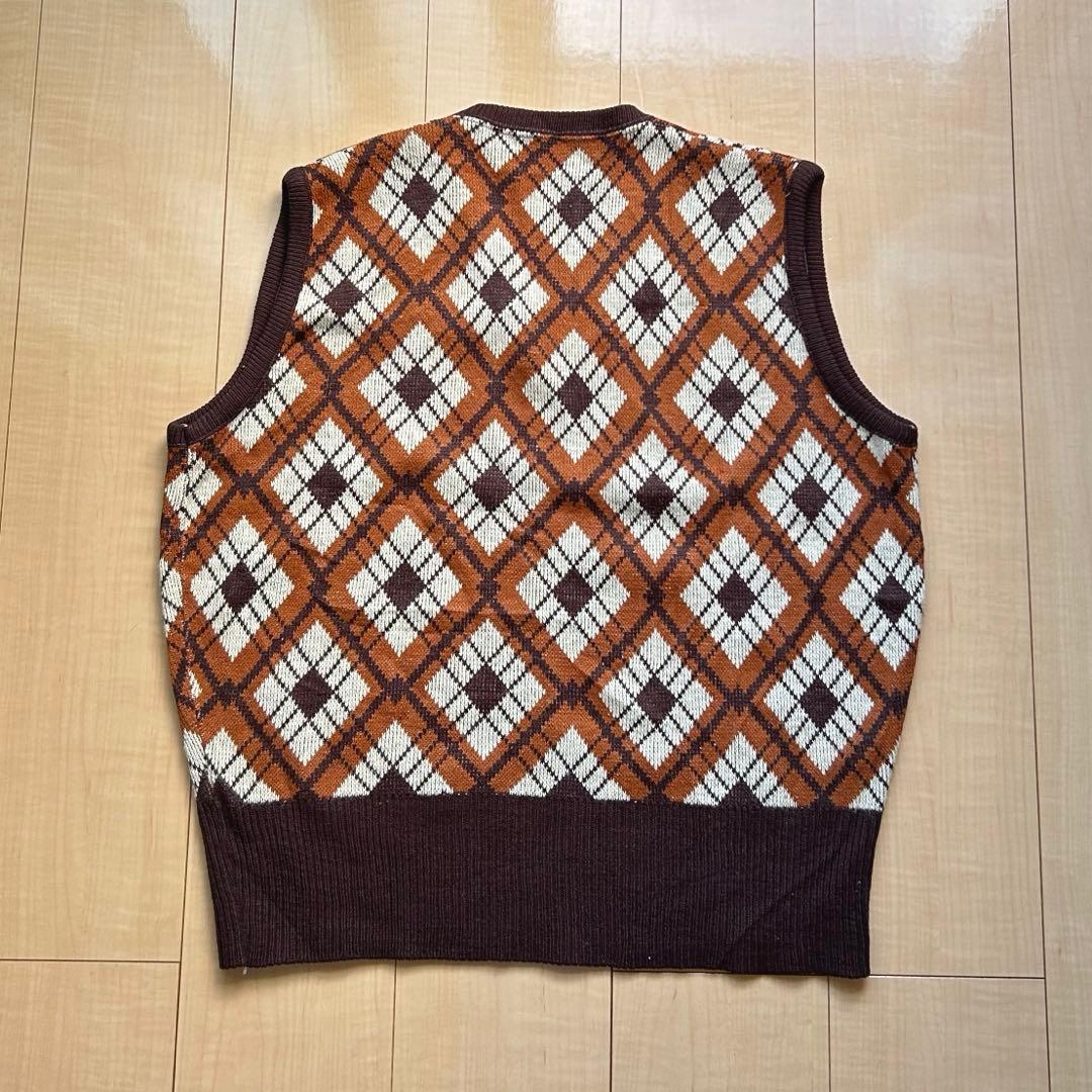 さ*が様 40s~50s アーガイル ニットベスト