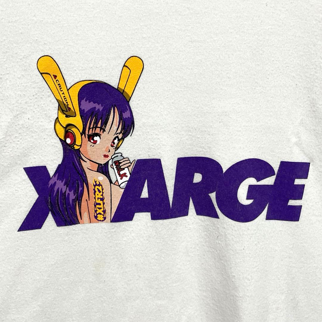 人気コラボ❗️ FR2 XLARGE Tシャツ バイカーガール 白 XL