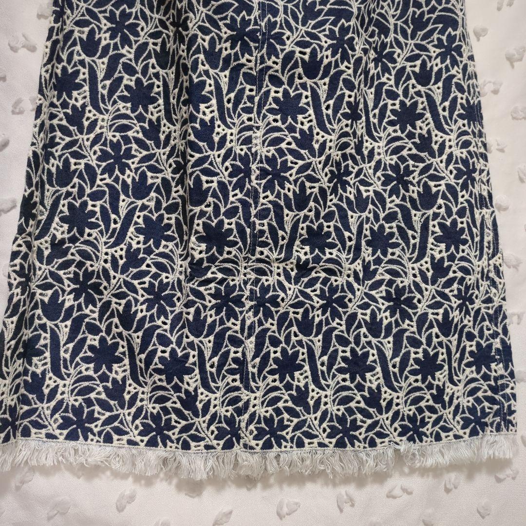 Gauthier Jeans ジャンポールゴルチエ 刺繍 ロングスカート 40