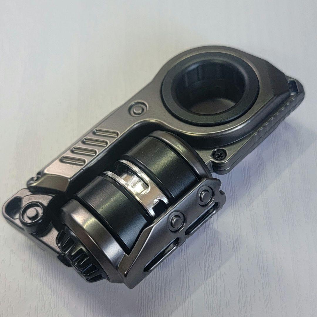 新品 フィジェットトイ スタングレネード 音叉内蔵 EDC スライダー ブラック