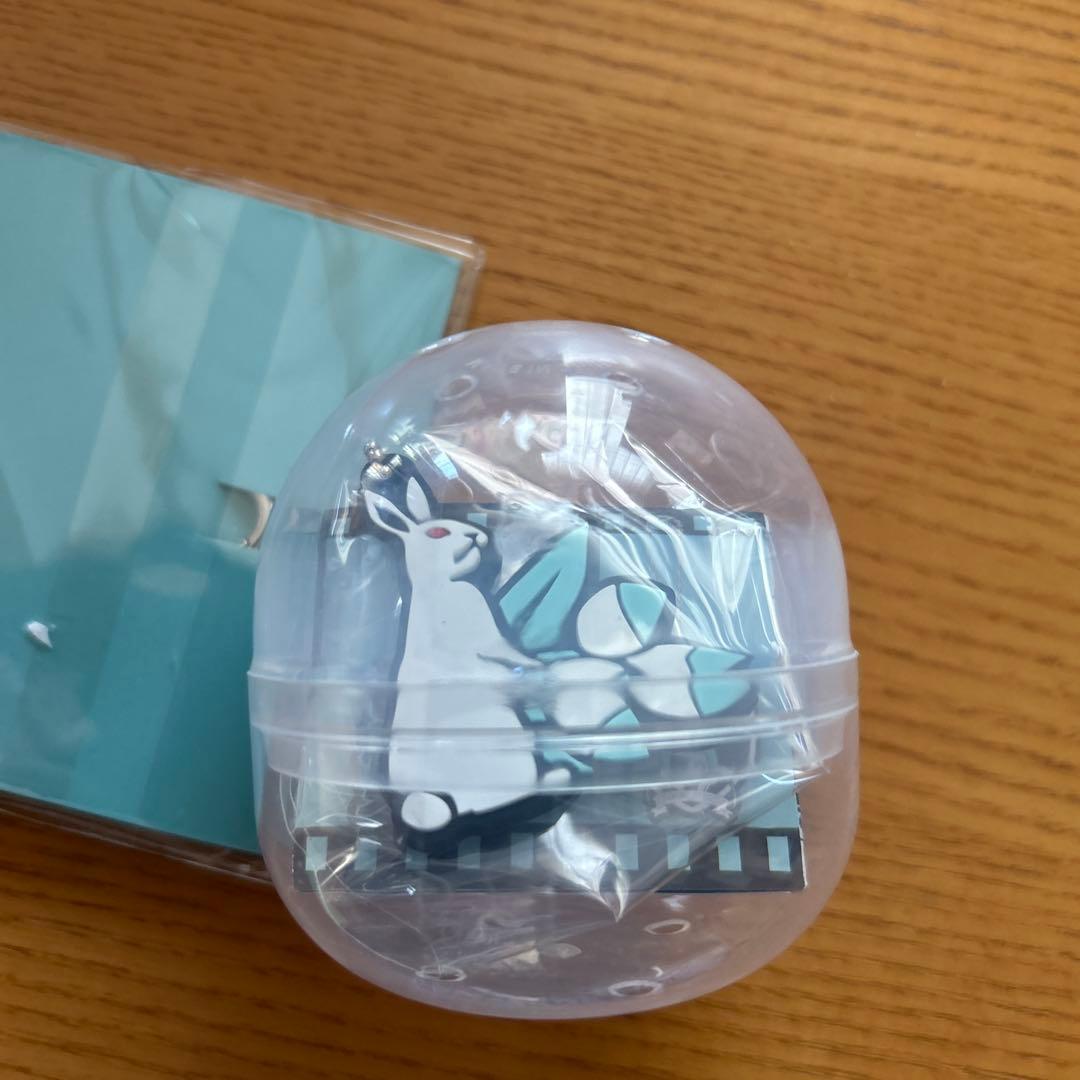 月桃　FR2 ウサギデザイン キーホルダー ミントグリーンセット