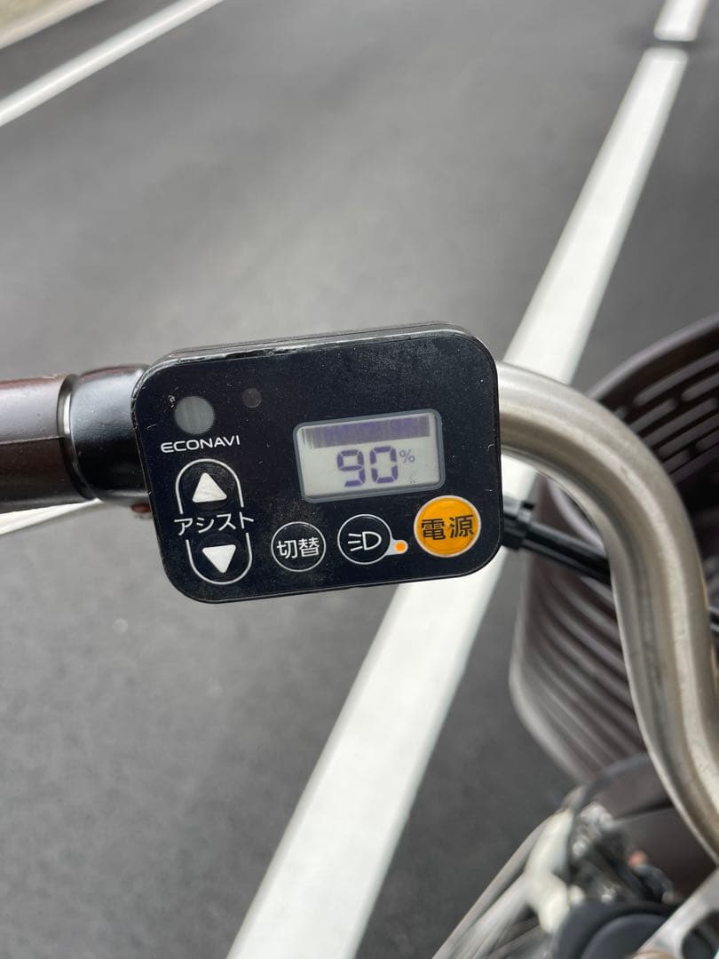 パナソニック電動アシスト自転車 ホワイト バスケット付き26DPTR02