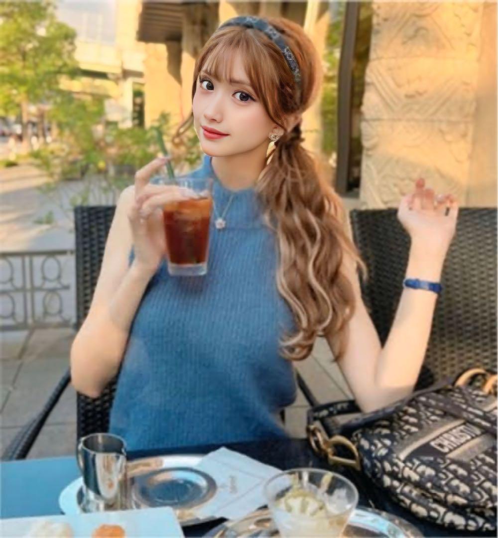 【さっしー、ひめかちゃん愛用】GUCCI デニムカチューシャ