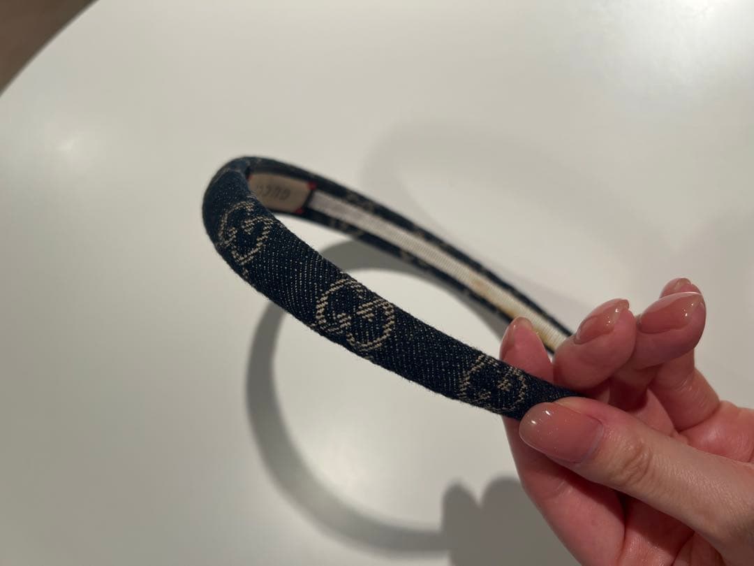 【さっしー、ひめかちゃん愛用】GUCCI デニムカチューシャ