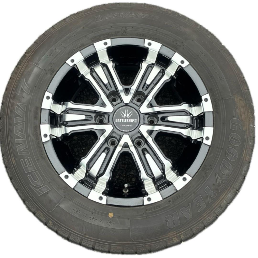 ハイエース　スタッドレスタイヤ　バトルシップⅡ 215/65R16