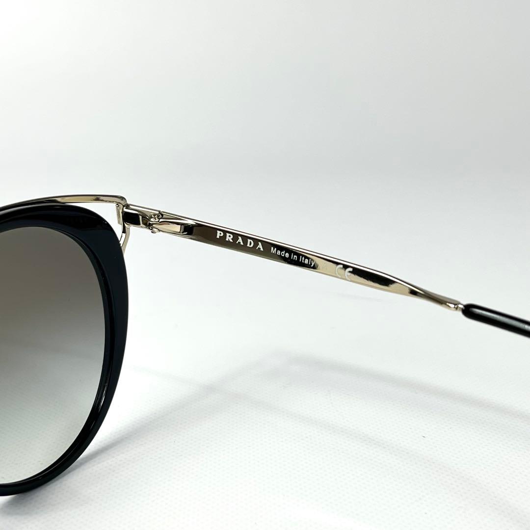 美品　プラダ　PRADA サングラス　SPR66T-F キャットアイ　ブラック