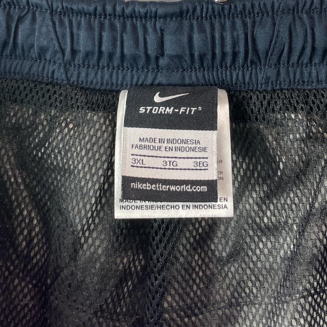 ナイキ ストームフィット トラックパンツ ネイビー 極太バギー 防水防風 3XL