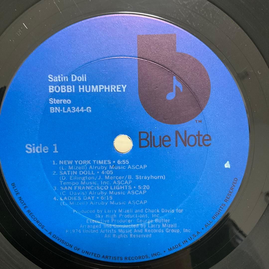 Satin Doll Bobbi Humphreyボビーハンフリー　米盤レコード