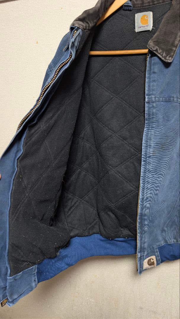Carhartt　サンタフェジャケット　J14ブルー　激レア色　鬼フェード