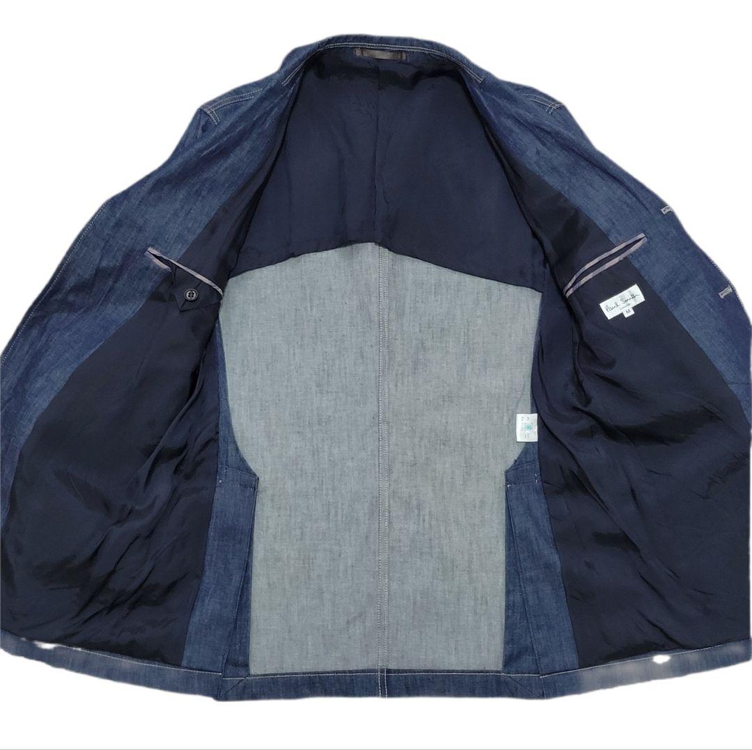 ★美品 Paul Smith 春夏デニム 超高級約6万 テーラードジャケット