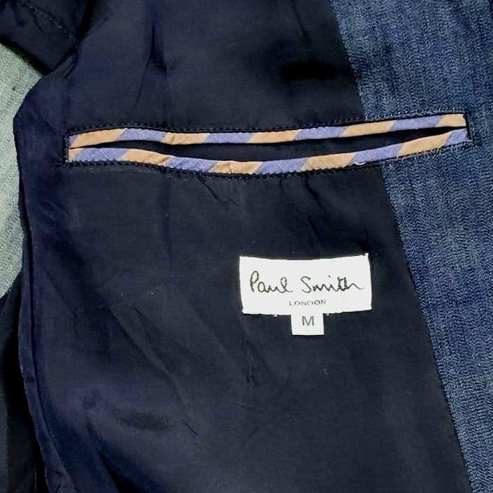 ★美品 Paul Smith 春夏デニム 超高級約6万 テーラードジャケット