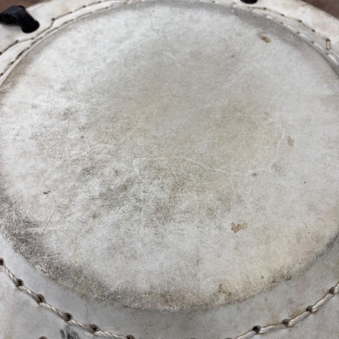 K◇ 詳細不明 和太鼓 和楽器 三丁掛ボルト締 締太鼓 直径約35cm