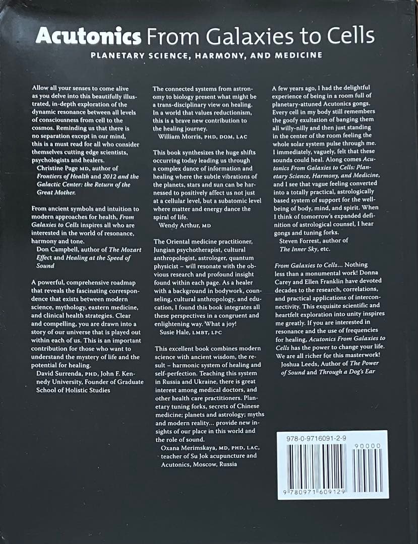Acutonics From Galaxies to Cells 2冊　英語版