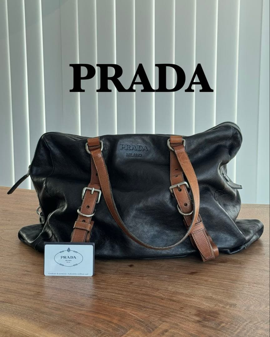 こ*じ様 希少 PRADA ヴィンテージボストンバッグ