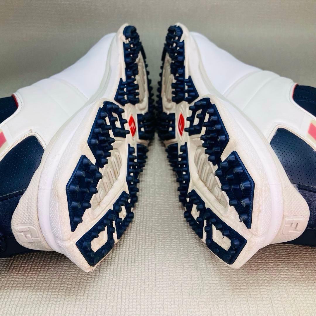 【美品】FOOT JOY 24.5cmフットジョイ スパイクレス　バックBOA