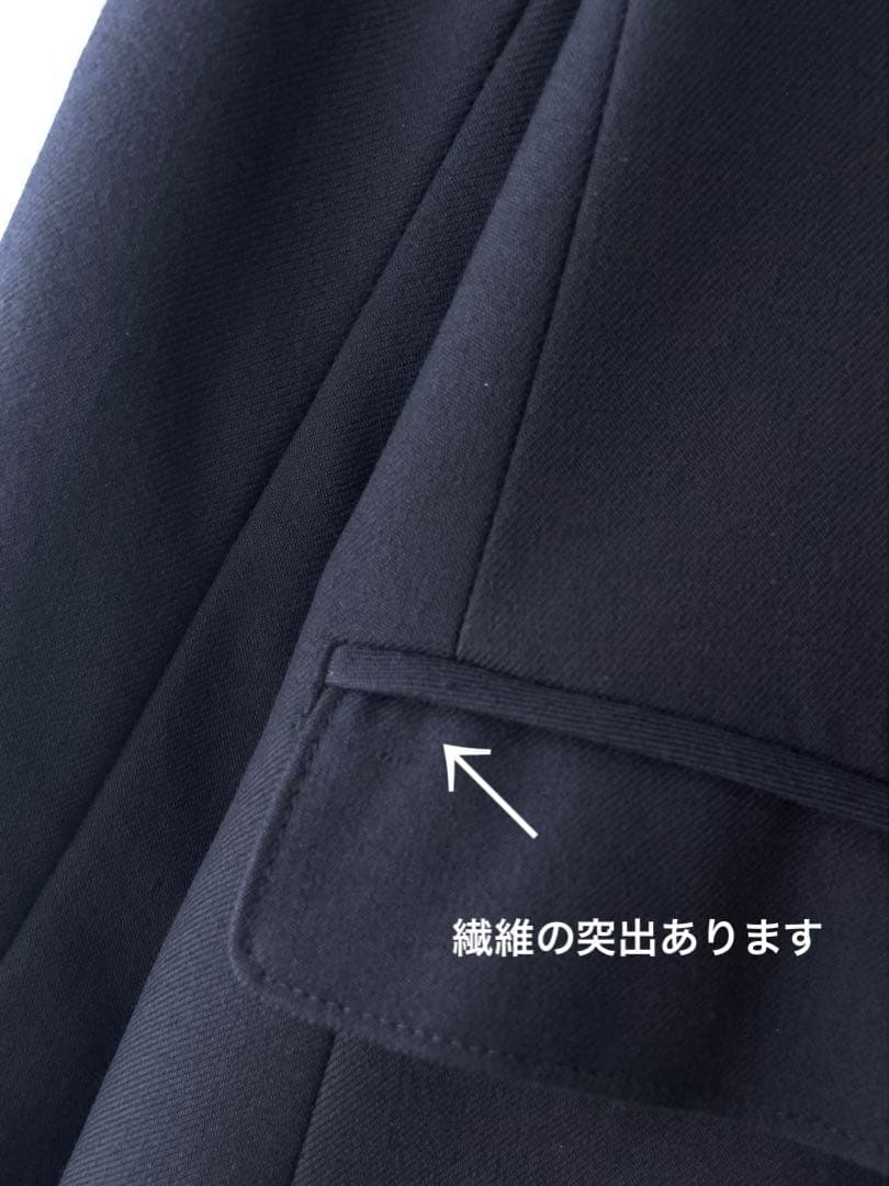 イースボーイ　毛100% 紺ブレ　ブレザー　9号　Mサイズ　2つボタン　金釦
