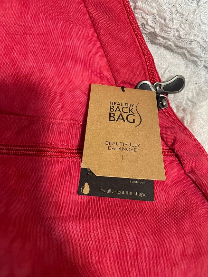新品未使用タグ付き【HEALTHY BACK BAG 】テクスチャードナイロン