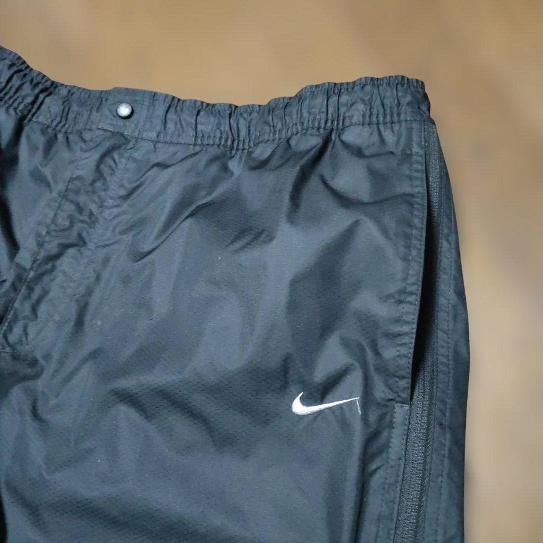 ナイキ NIKE ウインドブレーカー 上下 セットアップ　フード付き　黒【XL】
