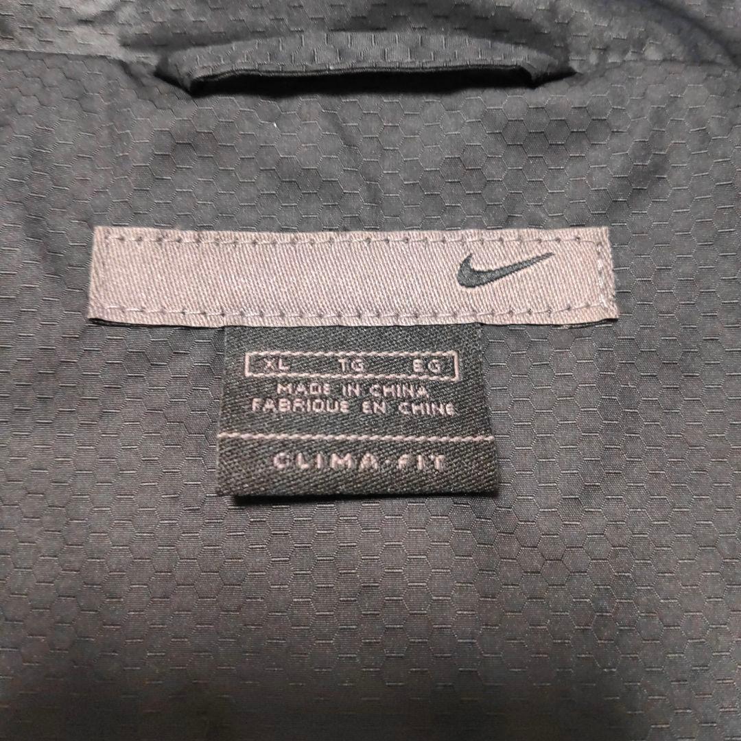 ナイキ NIKE ウインドブレーカー 上下 セットアップ　フード付き　黒【XL】