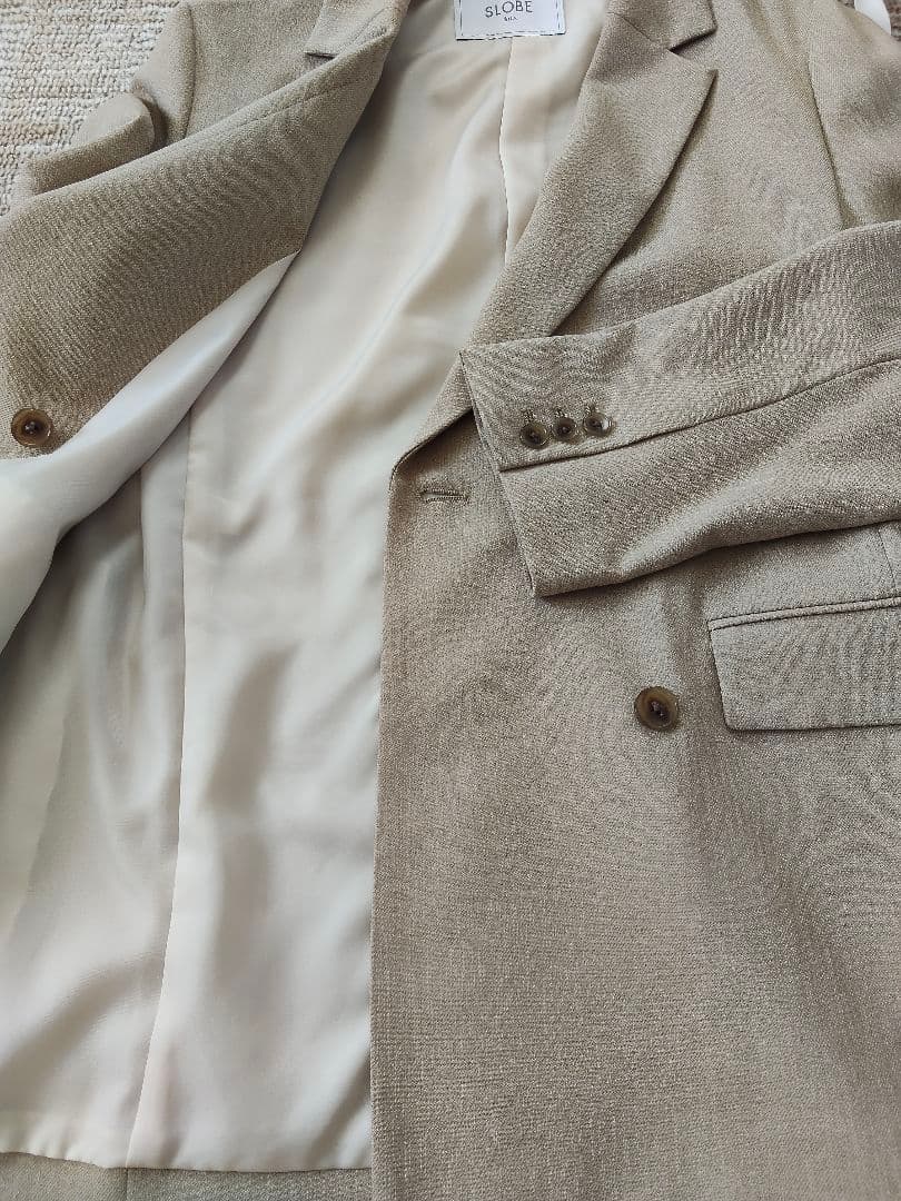 【SLOBE IENA】ウォッシャブルダブルジャケット＃美品