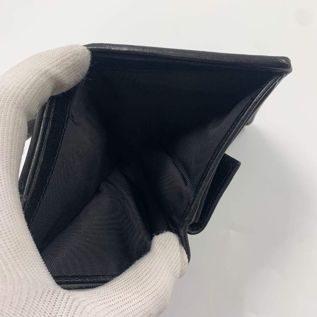 【✨美品✨】ミュウミュウ 二つ折り財布 マテラッセ ブラック