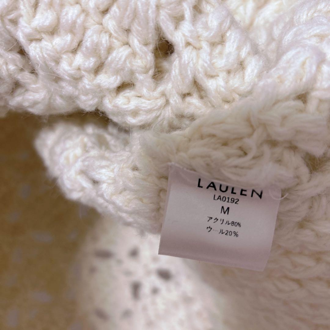 m*a様 LAULEN double zip crochet knit card