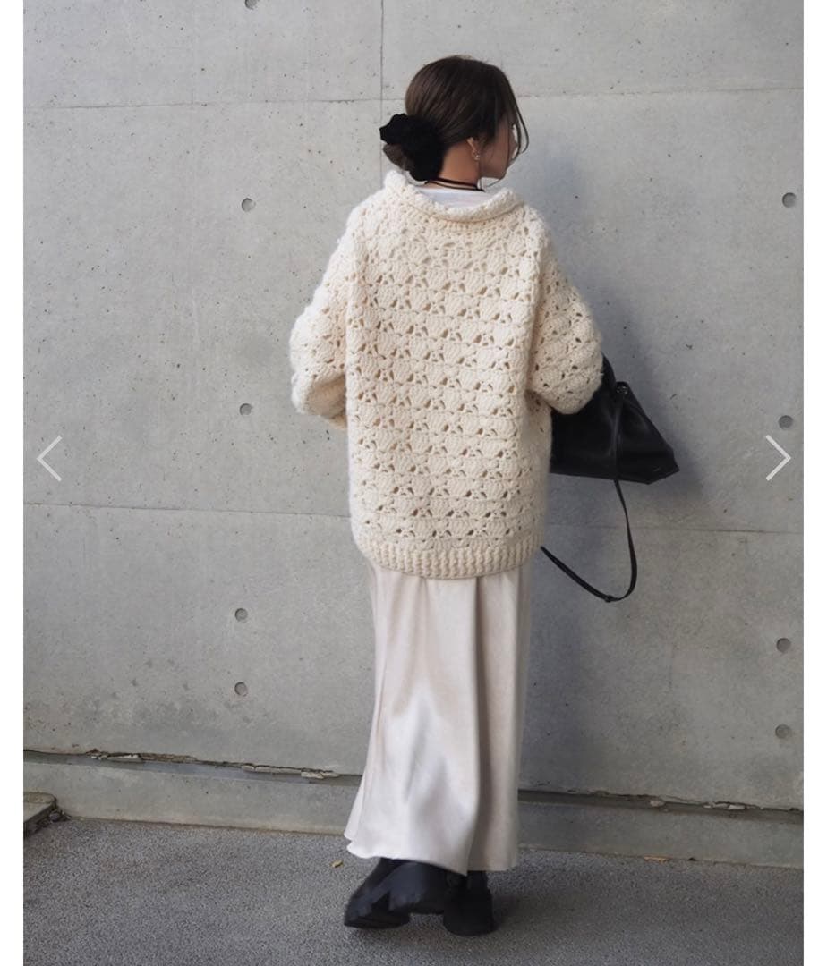 m*a様 LAULEN double zip crochet knit card