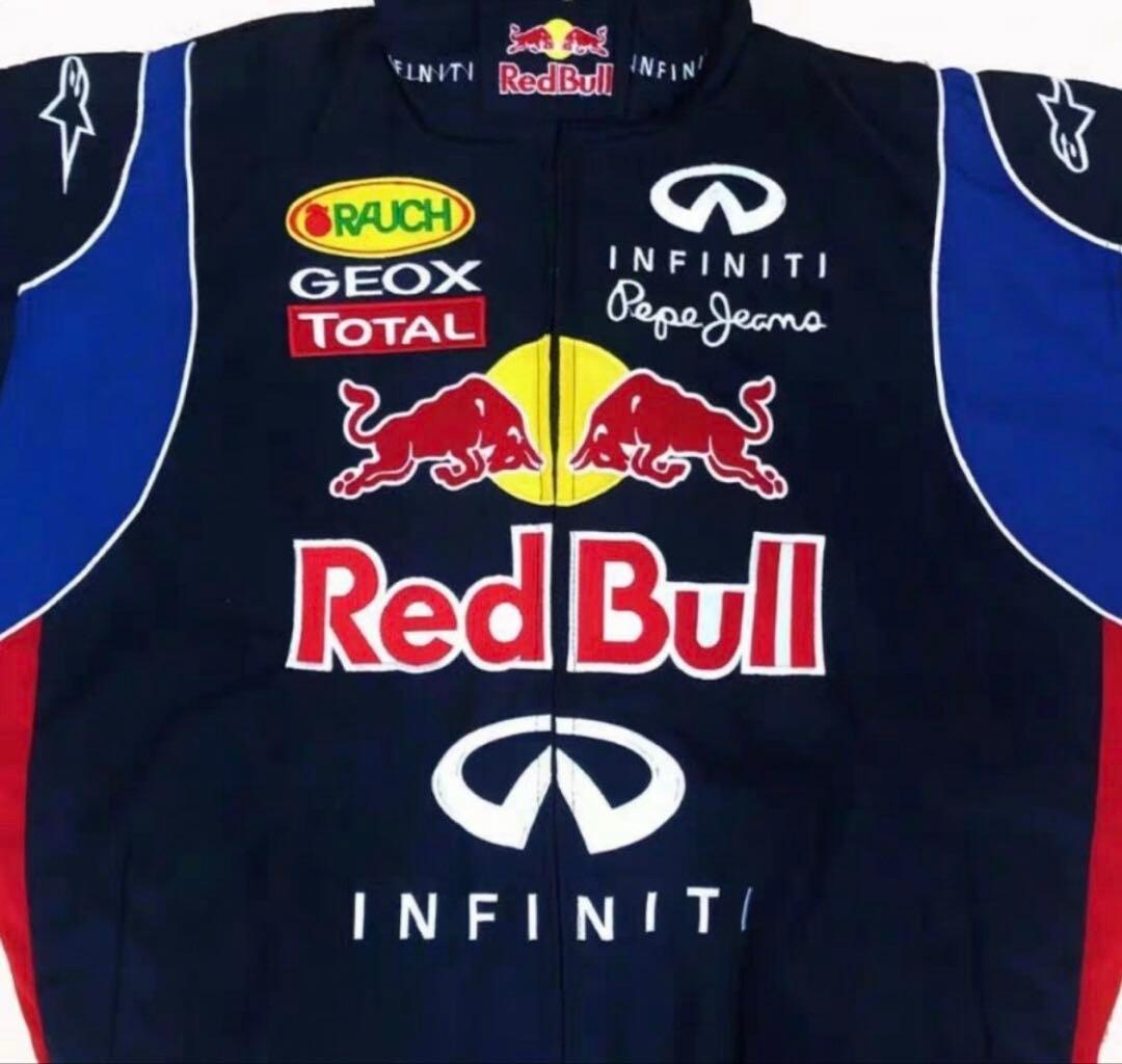 REDBULL　刺繍ロゴ入りデザインジャンパー　秋冬　厚手　新品未使用品　М