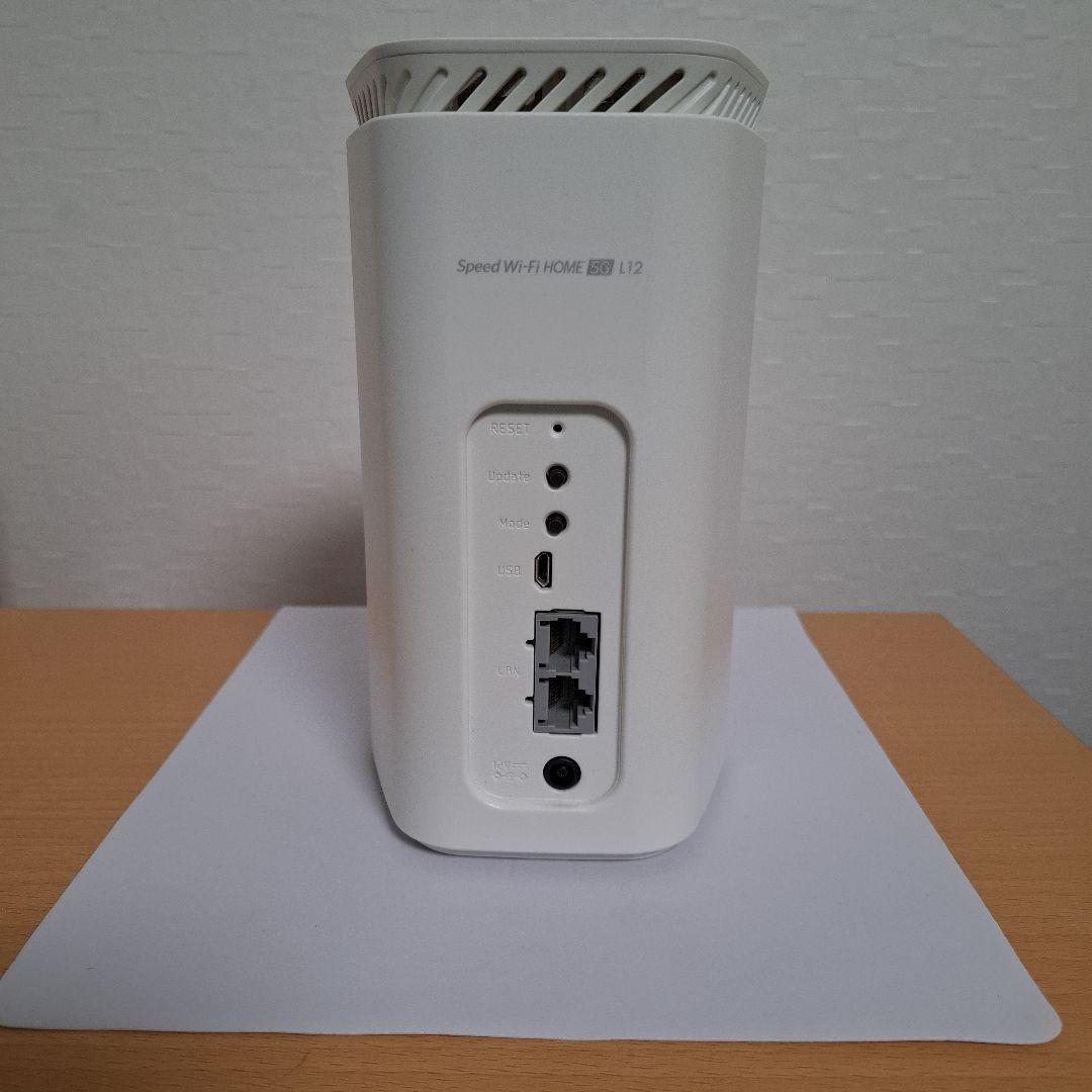 WiMAX Speed Wi-Fi  5G L12 ホームルーター