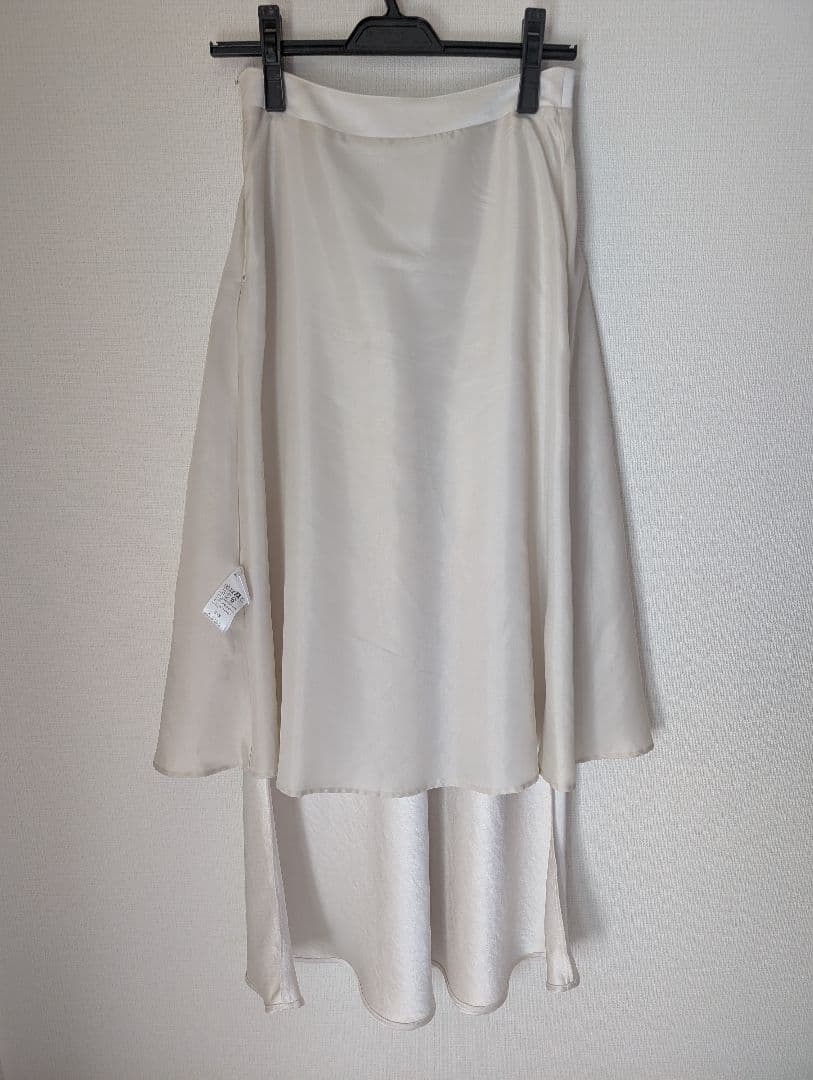 【美品】IENAサテンバイアススカート 36