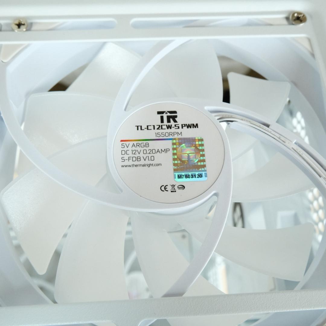 NZXT H6 Flow White ARGB ファン9個付き