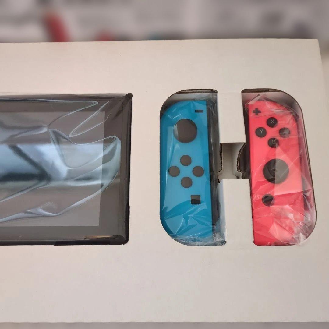 美品☆Nintendo Switch 本体 青/赤 Joy-Con付き