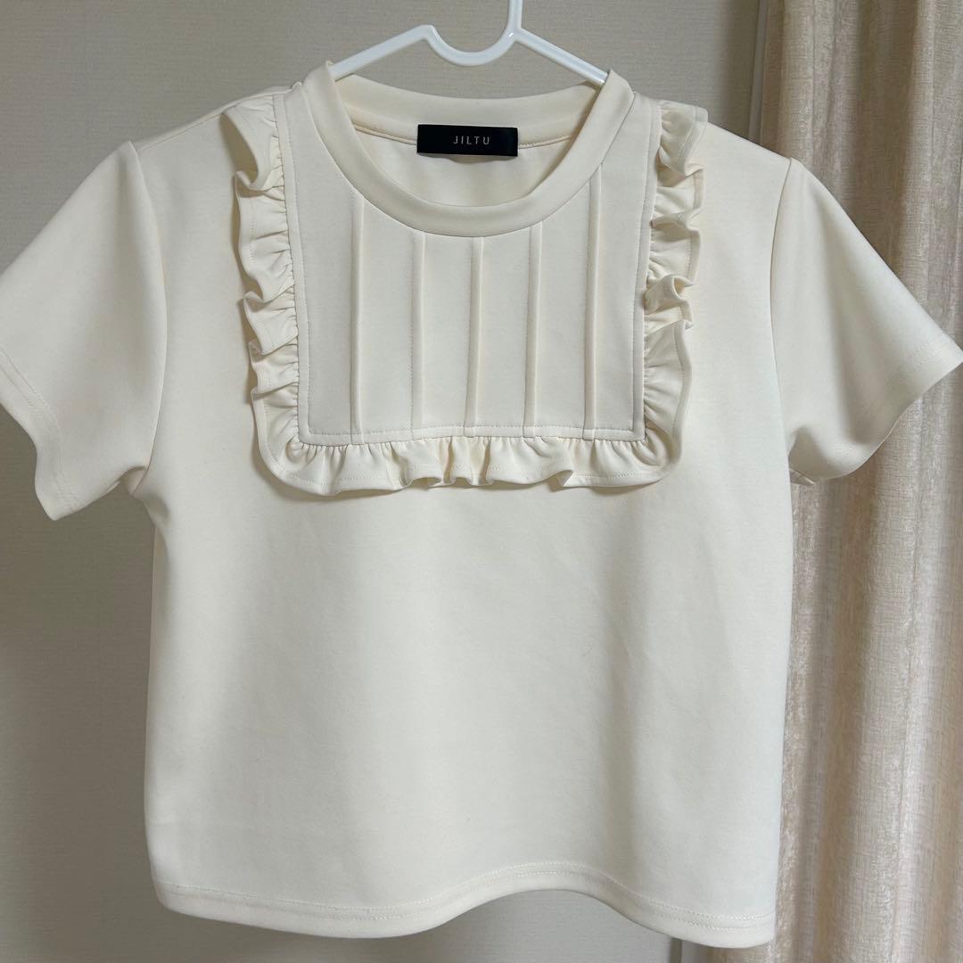 JILTU petit frill tee Mサイズ アイボリー Tシャツ