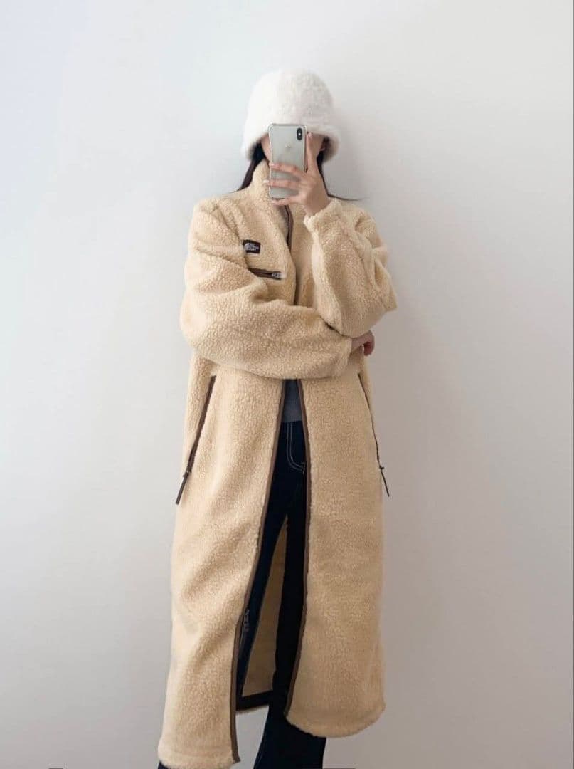 せ*こ様 THE NORTH FACE フリースロングコート XSサイズ