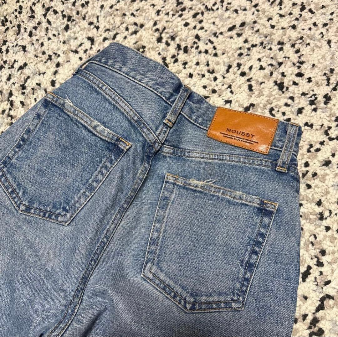 MOUSSY ブーツカットデニム　25