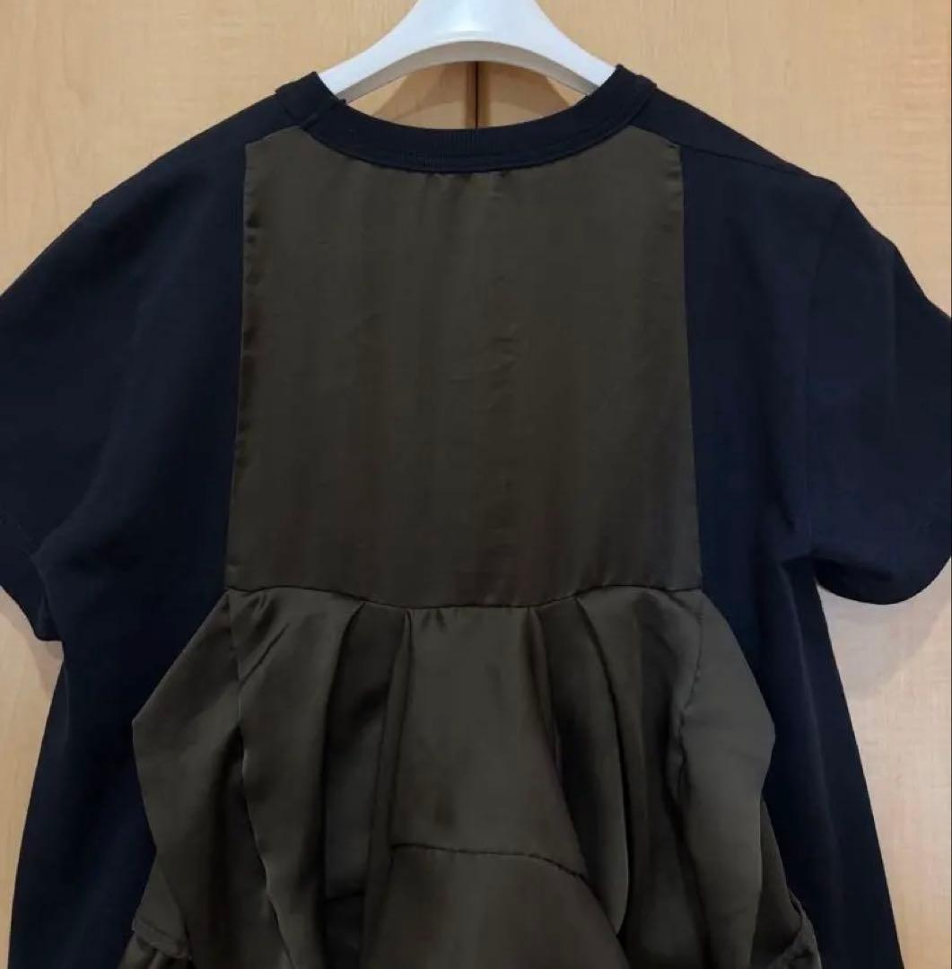 2025年《未使用に近い美品》★sacai サカイ★フリル カットソー Tシャツ