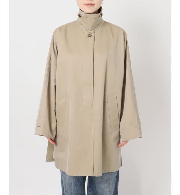 スビックアンドスパン　T/Cギャバステンカラーハーフコート36 新品